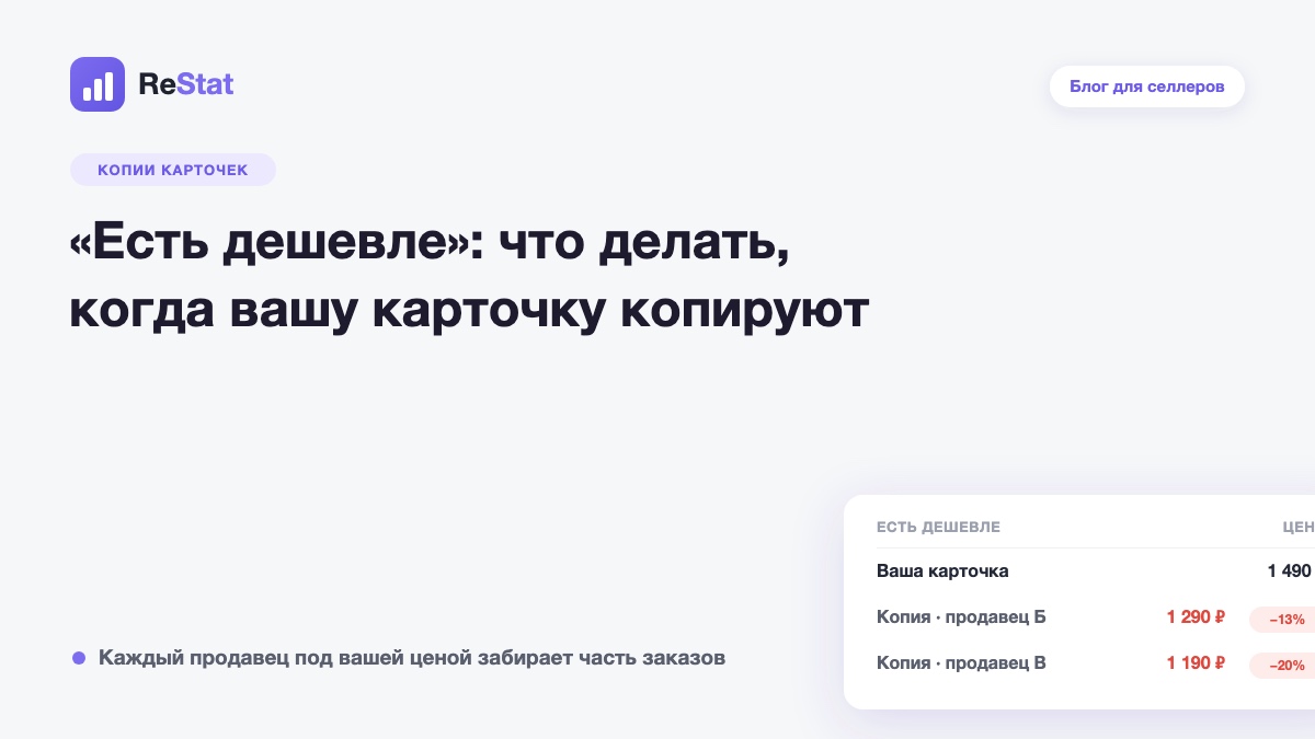 «Есть дешевле»: что делать, когда вашу карточку копируют на Ozon